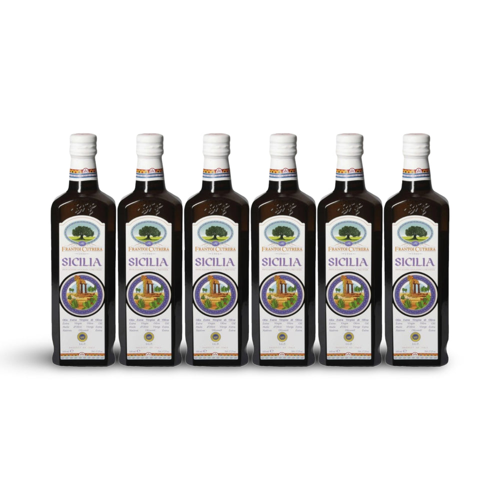Frantoi Cutrera IGP Sicilia natives Olivenöl extra – 6er Vorteilspack aus Sizilien, 6 × 500 ml