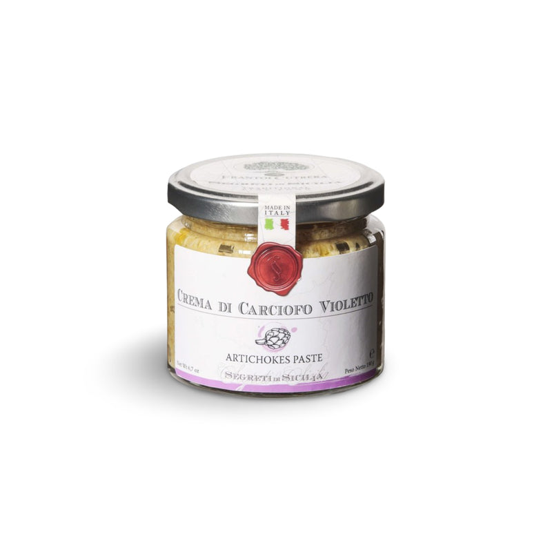 Aufstrich aus Artischockenherzen CREMA DI CUORI DI CARCIOFO VIOLETTO, 190gr