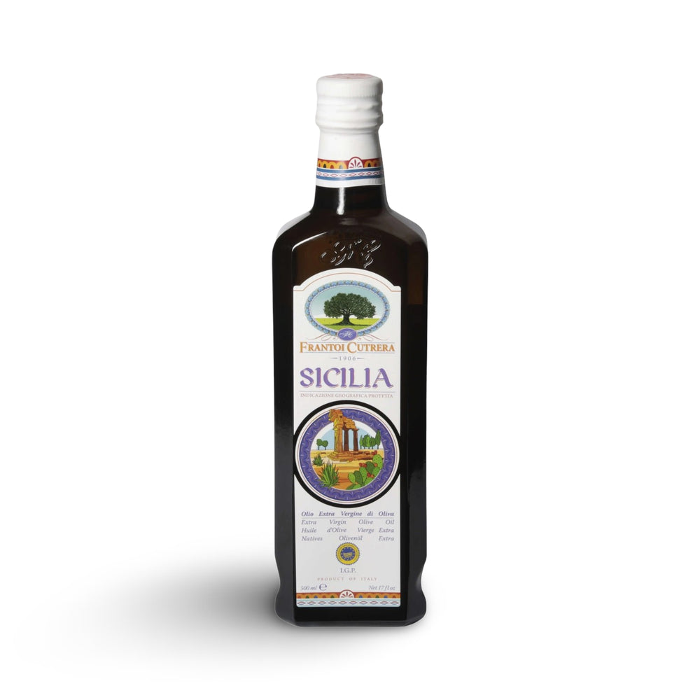 Frantoi Cutrera IGP Sicilia natives Olivenöl extra aus Sizilien, hochwertiges sizilianisches Olivenöl, 500 ml