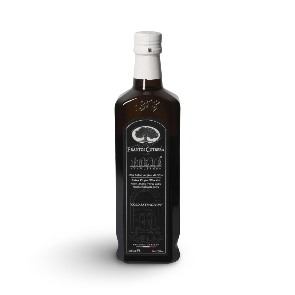 Frantoi Cutrera natives Olivenöl extra „MILLE 1000“ aus Sizilien, polyphenolreiches Premium-Olivenöl, 500 ml