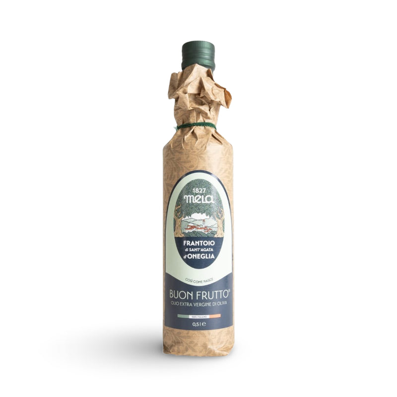 Frantoio Sant'Agata d’Oneglia BUON FRUTTO natives Olivenöl extra aus Ligurien mit Taggiasca-Oliven, 500 ml