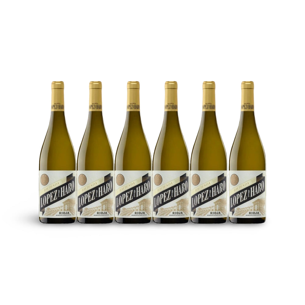 Hacienda López de Haro Blanco 2025 Rioja 6er Vorteilspack Weißwein