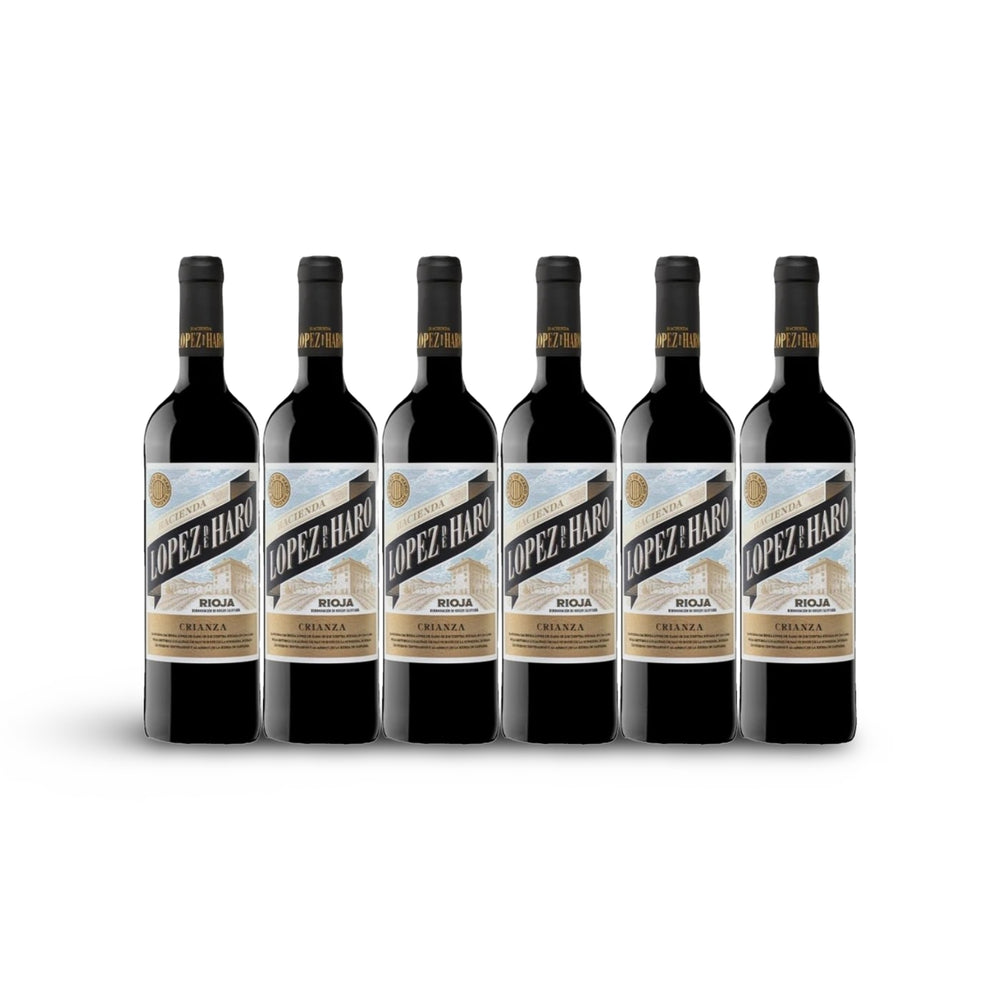 Hacienda López de Haro Crianza 2022 Rioja 6er Vorteilspack Rotwein