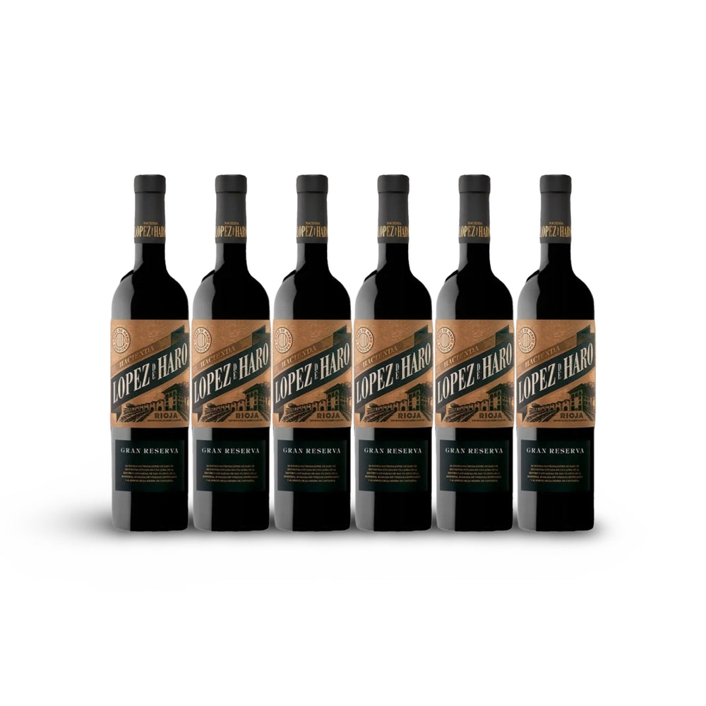Hacienda López de Haro Gran Reserva 2016 Rioja 6er Vorteilspack Rotwein
