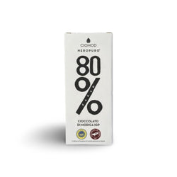 Ciomod Modica Schokolade 80 % „Cioccolato di Modica“ aus Sizilien, 100 g