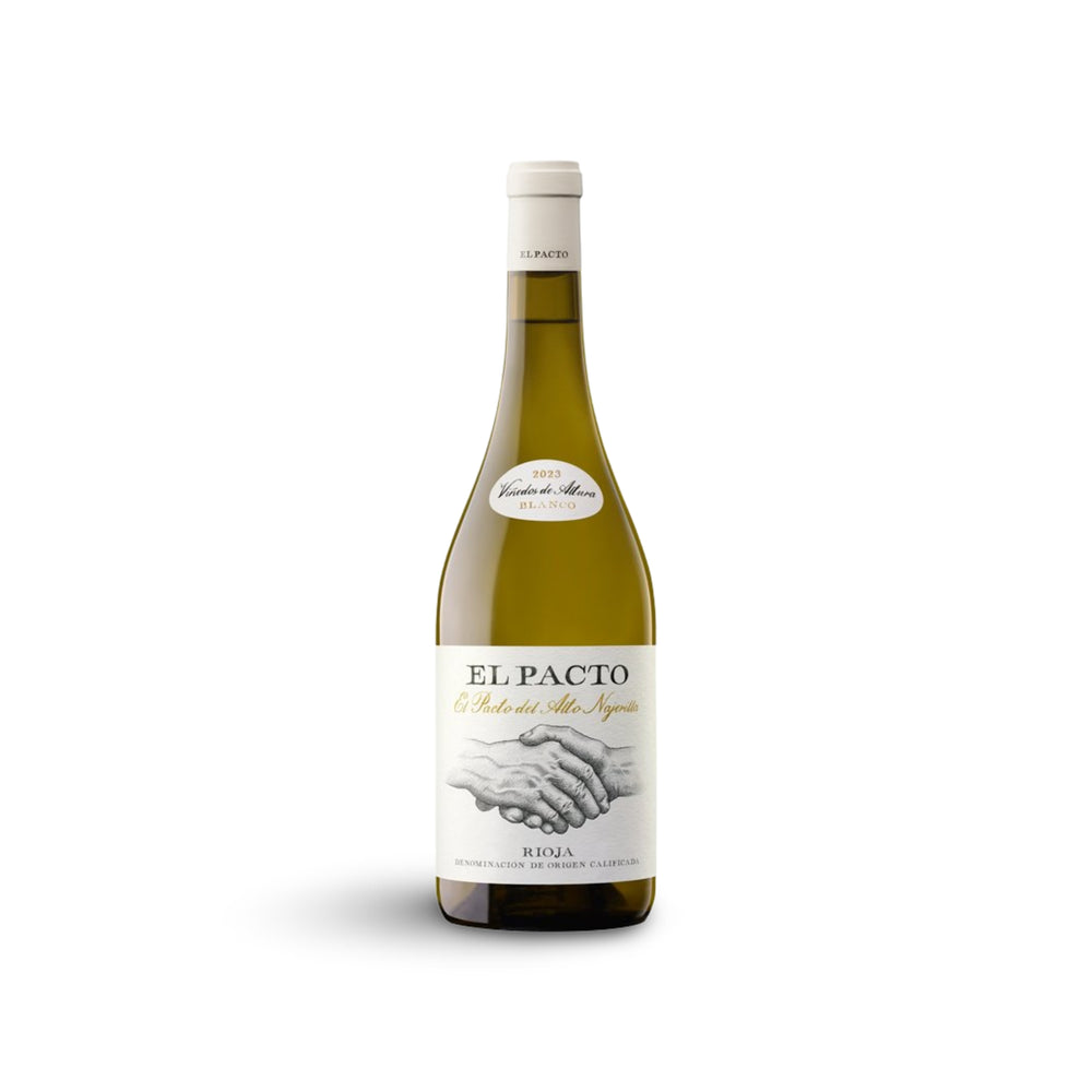 El Pacto Alto Najerilla Blanco 2024 Rioja Weißwein Flasche