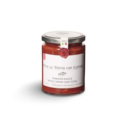 Sizilianische Tomatensauce mit Thunfisch und Kapern SUGO ALL TONNO CON CAPPERI, 290gr
