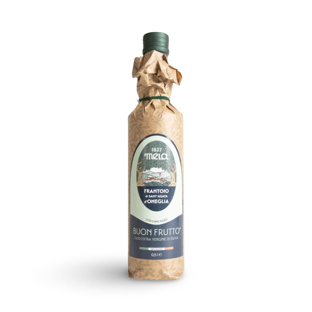 Frantoio Sant'Agata d’Oneglia BUON FRUTTO natives Olivenöl extra aus Ligurien mit Taggiasca-Oliven, 500 ml