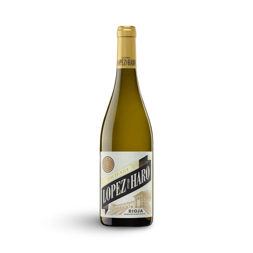 Hacienda López de Haro Blanco 2025 Rioja Weißwein Flasche