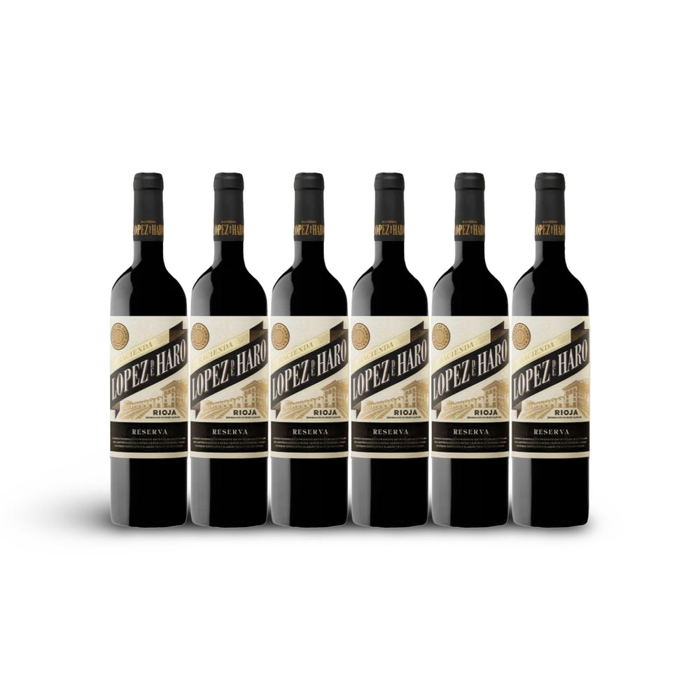 Hacienda López de Haro Reserva 2019 Rioja 6er Vorteilspack Rotwein