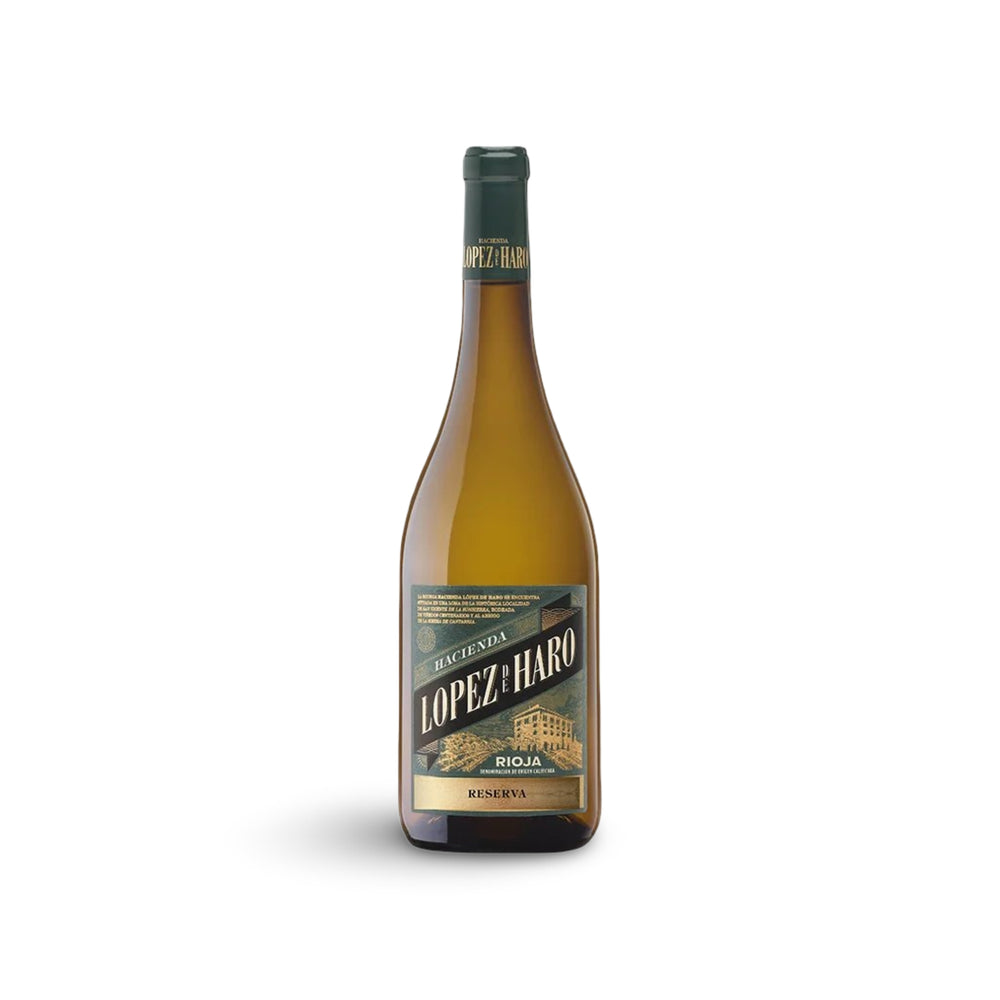 Hacienda López de Haro Reserva Blanco 2018 Rioja Weißwein Flasche