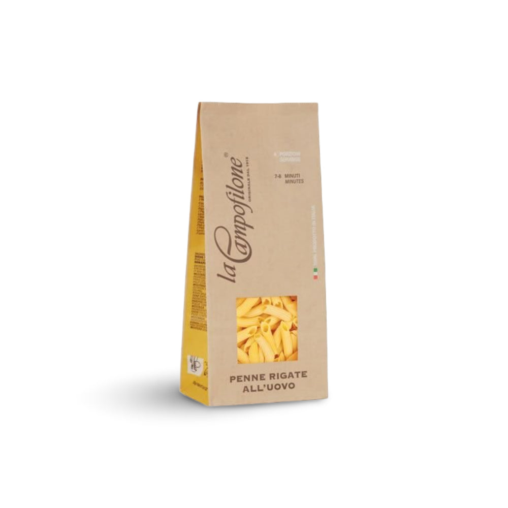 Pasta all' uovo PENNE RIGATE, 250gr