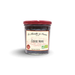 Konfitüre Extra Bio mit Schwarzkirschen aus der Provence CERISE NOIRE, 370gr