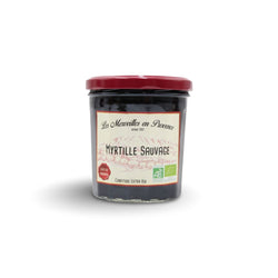 Bio Konfitüre Extra aus wilden Heidelbeeren MYRTILLE SAUVAGE, 370gr