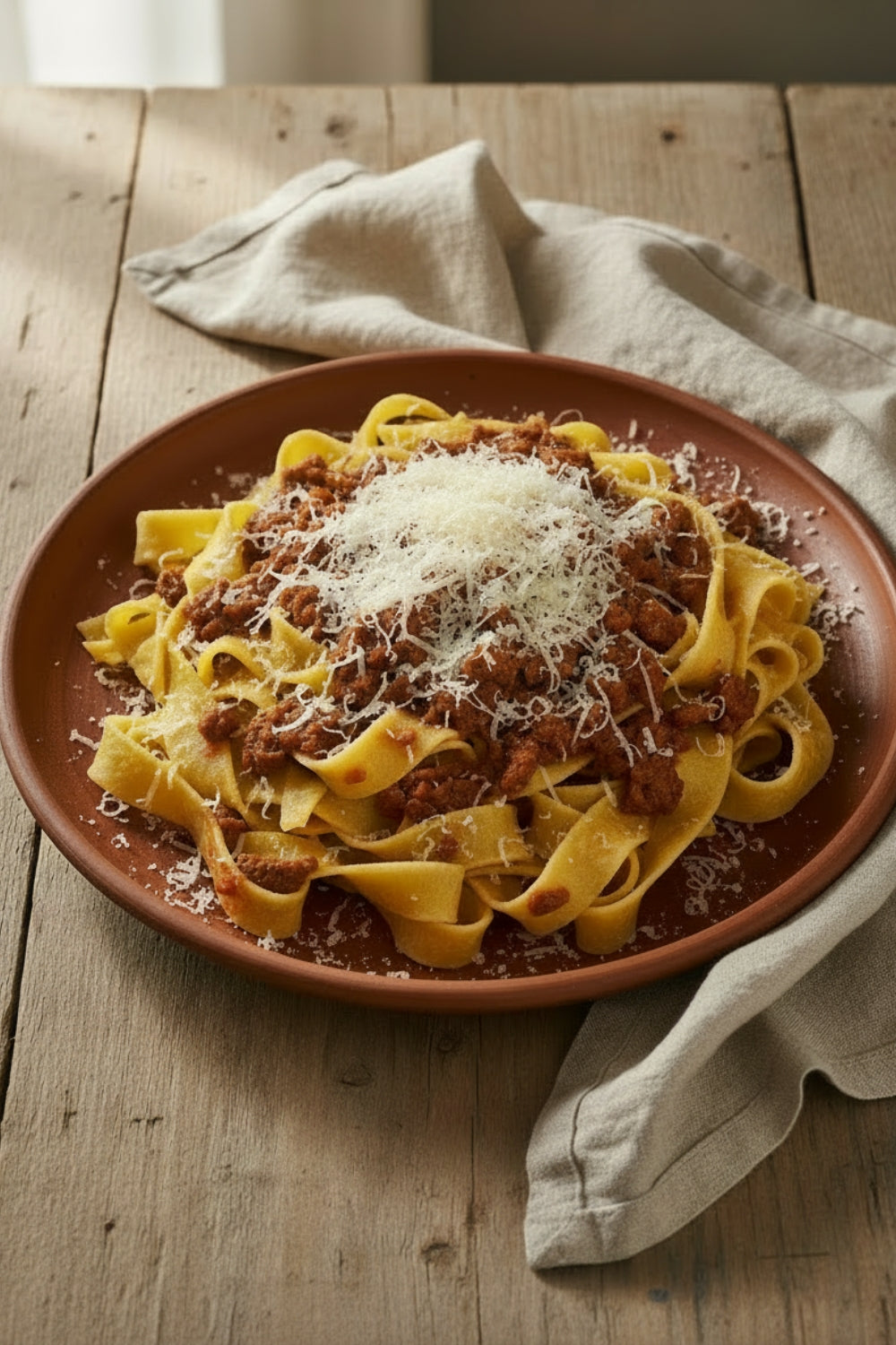Perfekter Wein zu Ragù alla Bolognese – elegante Tagliatelle mit langsam geschmortem Ragù