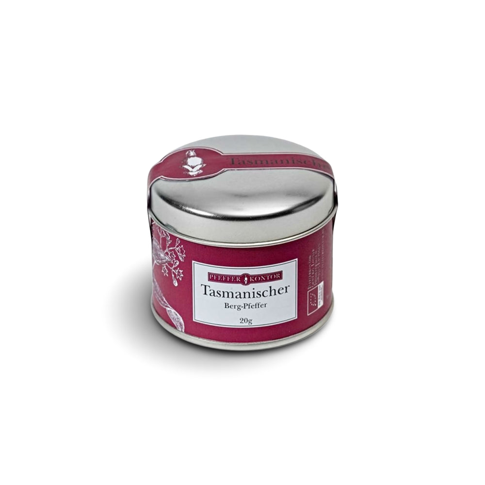 Pfefferkontor Tasmanischer Bergpfeffer, aromatischer Pfeffer aus Tasmanien, 20 g