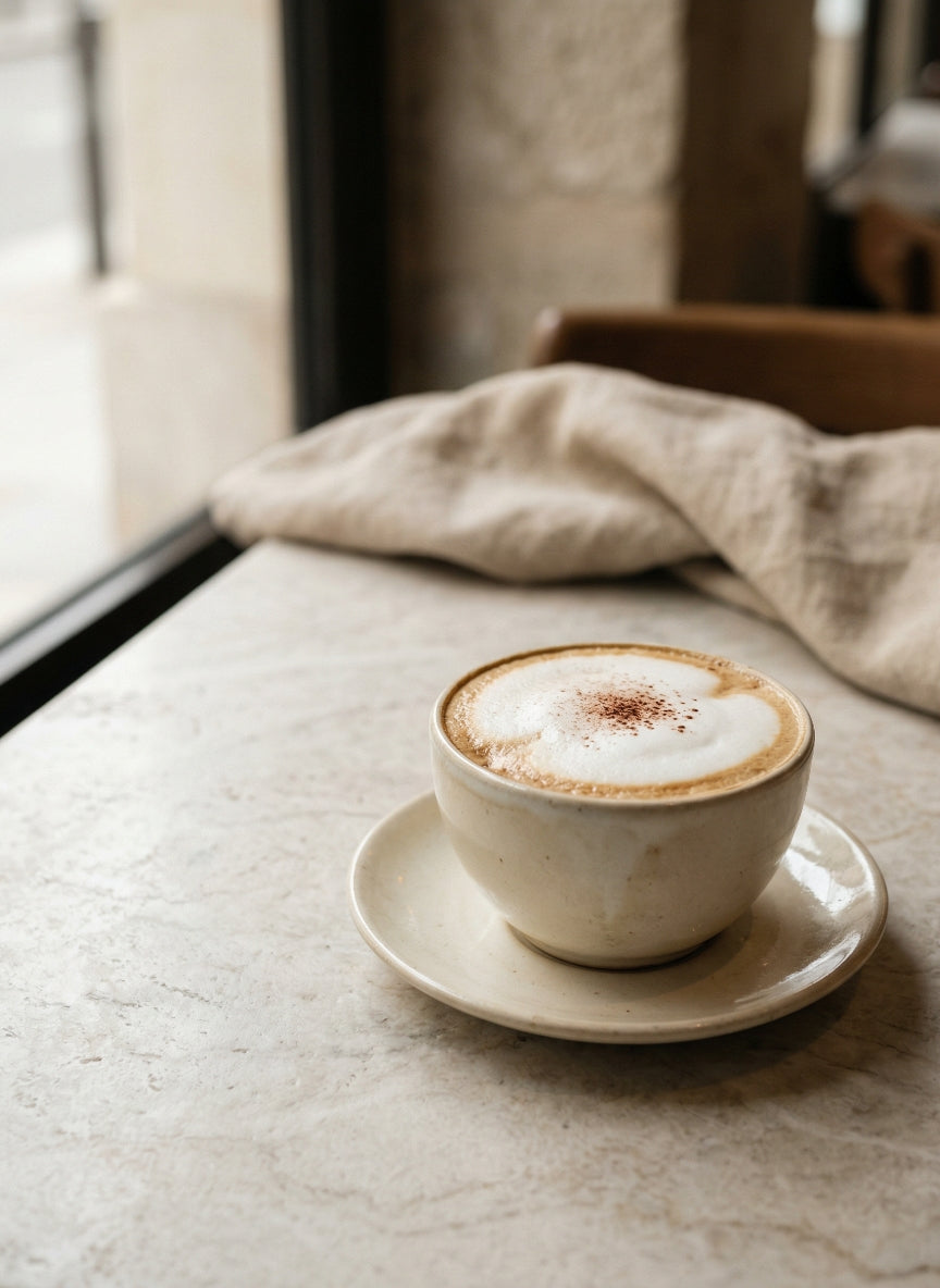 Buttergebäck Mini Galettes von Goulibeur als Serviervorschlag zu Cappuccino