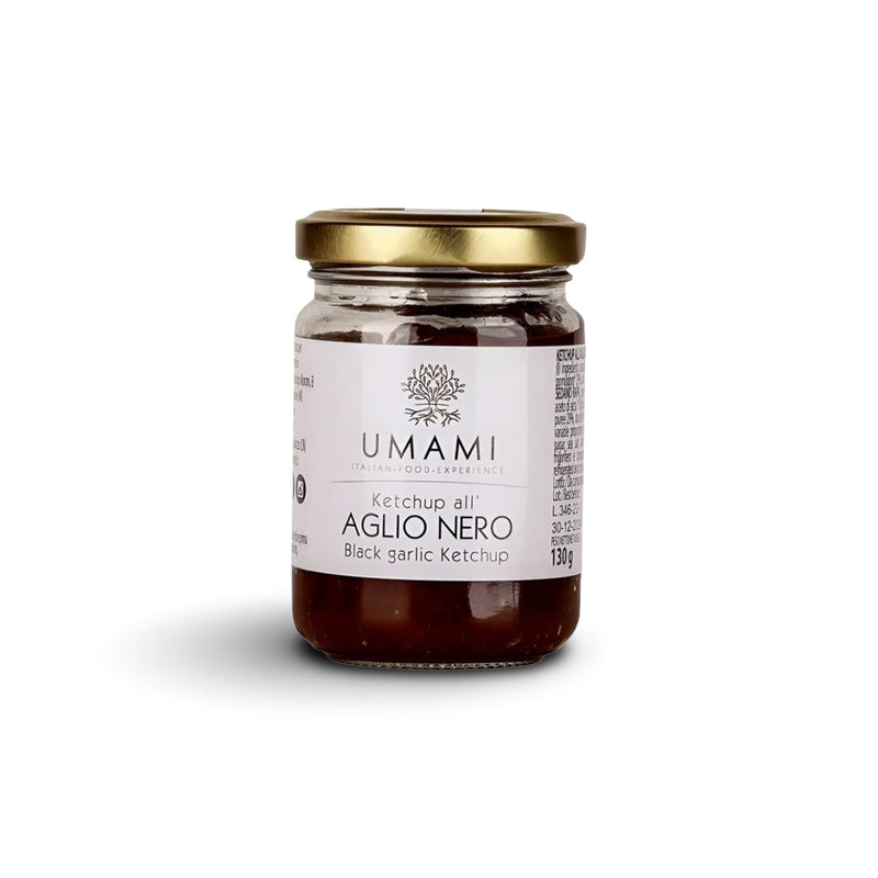 Ketchup mit schwarzem Knoblauch KETCHUP ALL'AGLIO NERO, 130gr