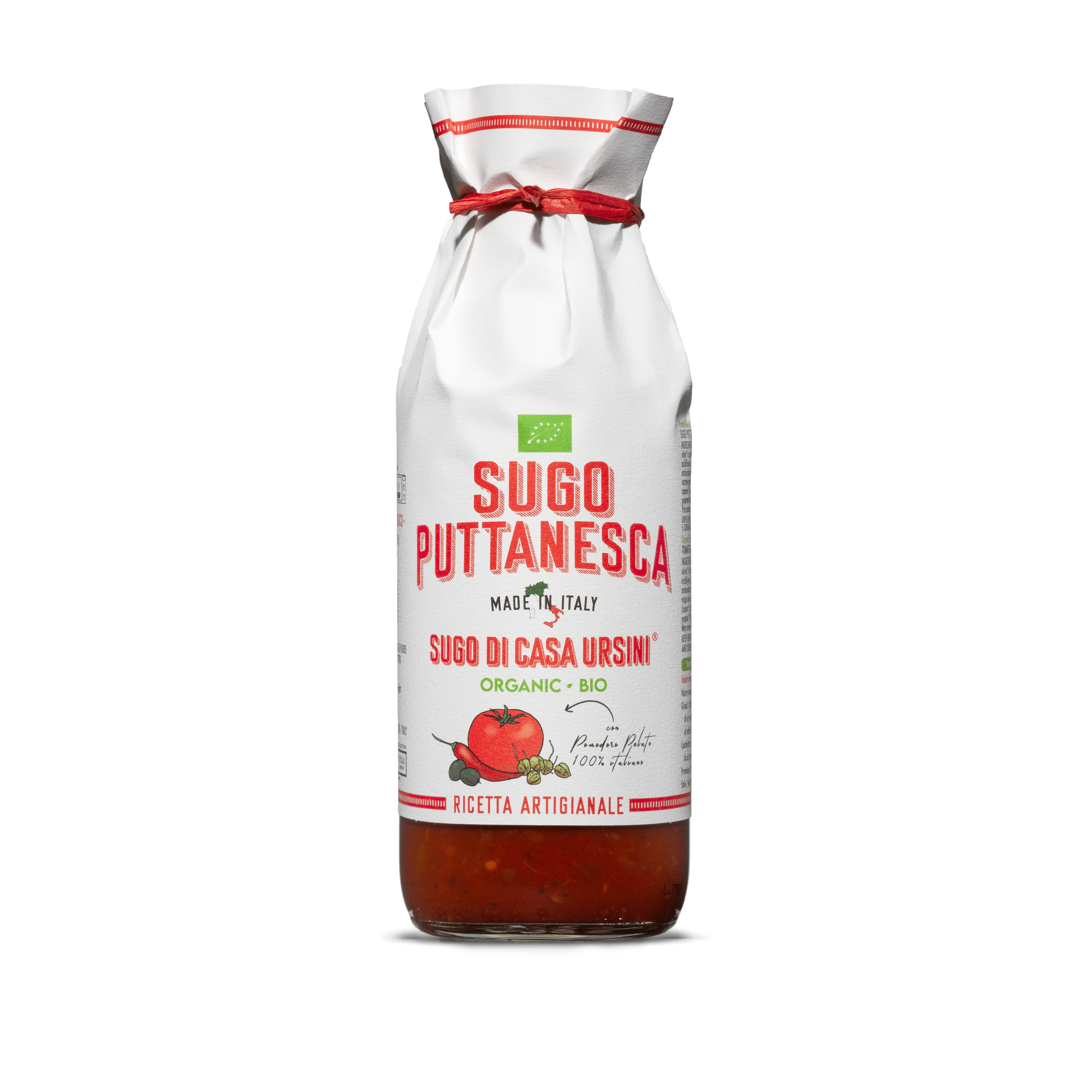 BIO Tomatensauce SUGO PUTTANESCA, 500gr