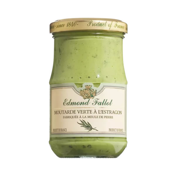 Dijonsenf verfeinert mit Estragon MOUTARDE VERTE A L'ESTRAGON, 210gr Dijonsenf verfeinert mit Estragon MOUTARDE VERTE A L'ESTRAGON, 210gr