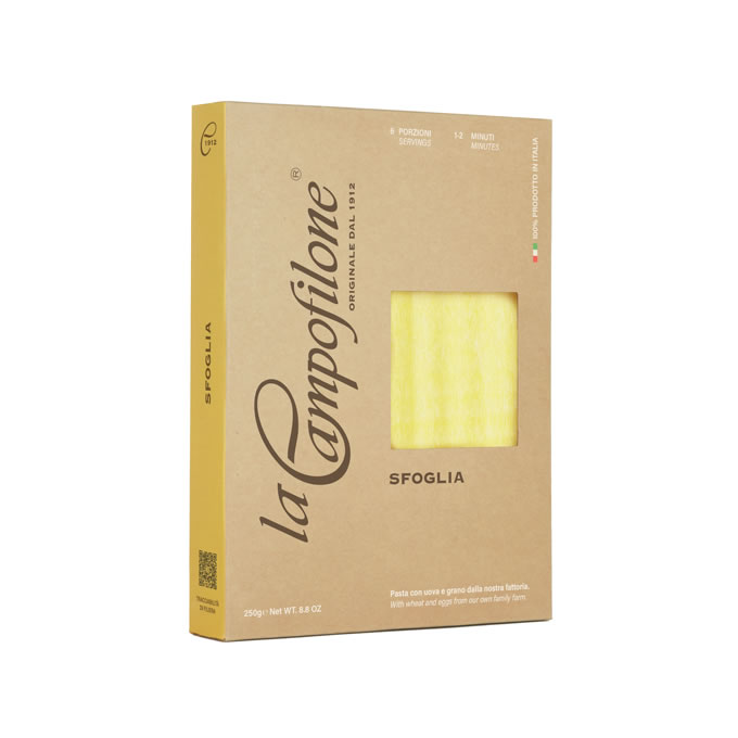 Pasta all' uovo SFOGLIA, 250gr Pasta all' uovo SFOGLIA, 250gr