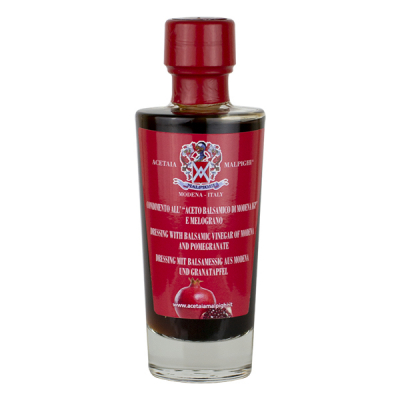 Balsamessig mit Granatapfel ACETO BALSAMICO DI MODENA IGP E MELOGRANO, 100ml Balsamessig mit Granatapfel ACETO BALSAMICO DI MODENA IGP E MELOGRANO, 100ml