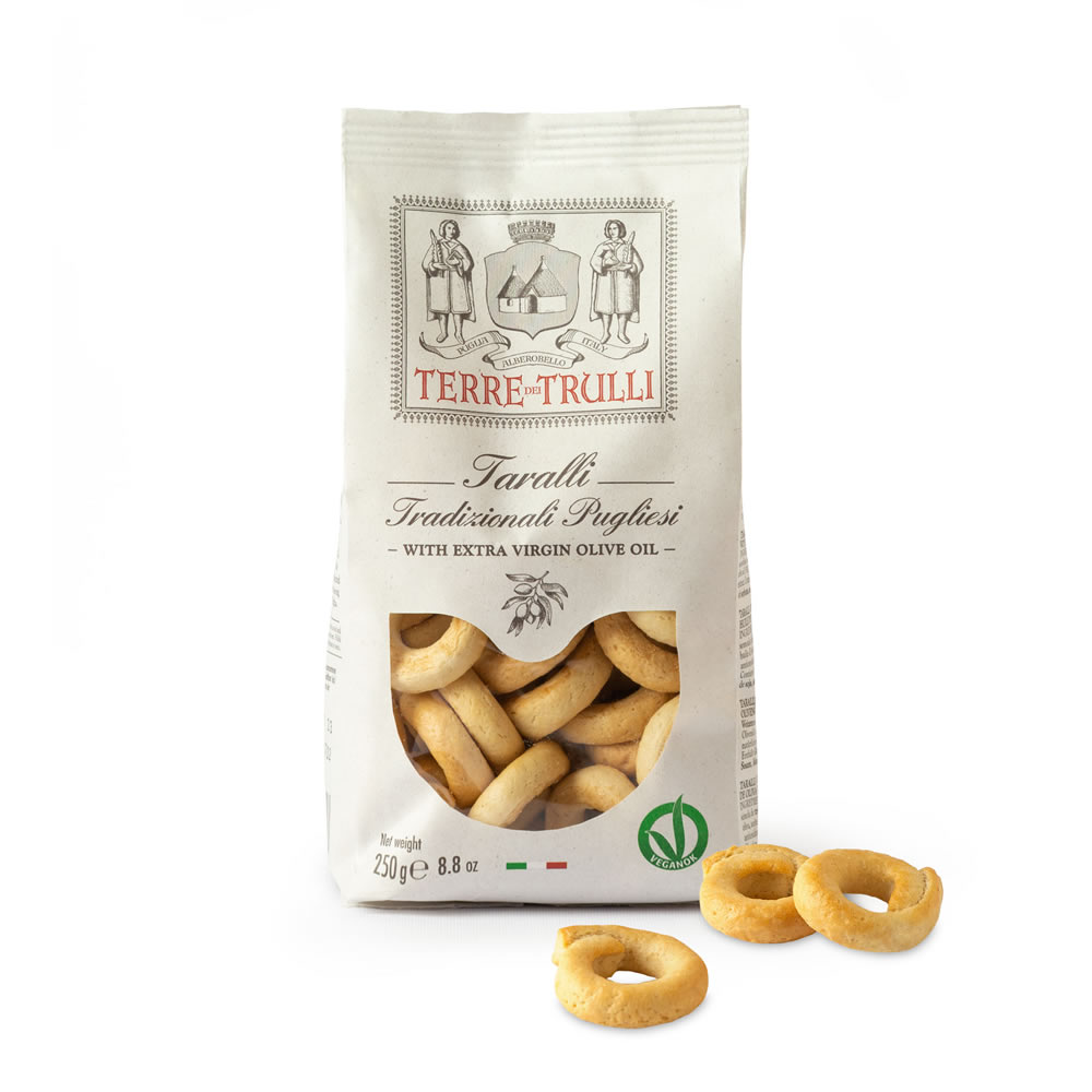 Traditionelles Salzgebäck TARALLI TRADIZIONALE PUGLIESI, 250gr Traditionelles Salzgebäck TARALLI TRADIZIONALE PUGLIESI, 250gr