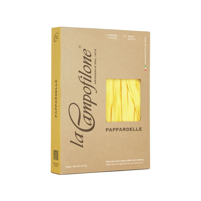 Pasta all' uovo PAPPARDELLE, 250gr Pasta all' uovo PAPPARDELLE, 250gr