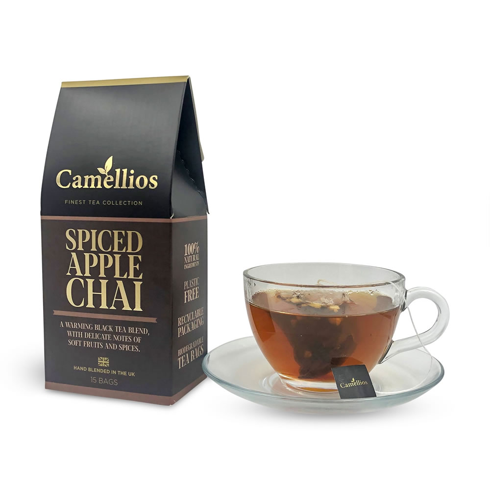 Schwarztee mit Apfel und Gewürzen SPICED APPLE CHAI, 37.5gr Schwarztee mit Apfel und Gewürzen SPICED APPLE CHAI, 37.5gr