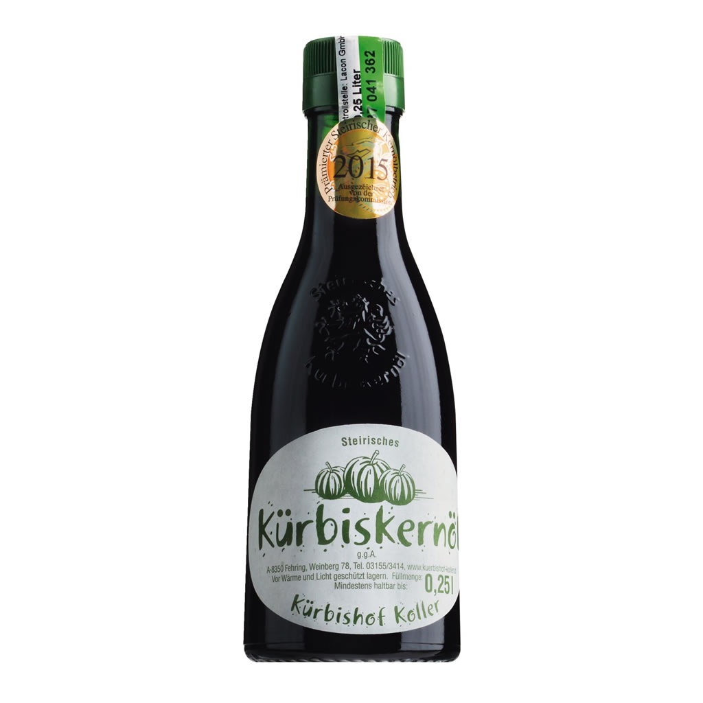 Mild geröstes STEIERISCHES KÜRBISKERNÖL, 250ml