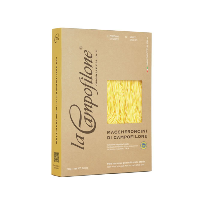 Pasta all' uovo MACCHERONCINI DI CAMPOFILONE IGP, 250gr