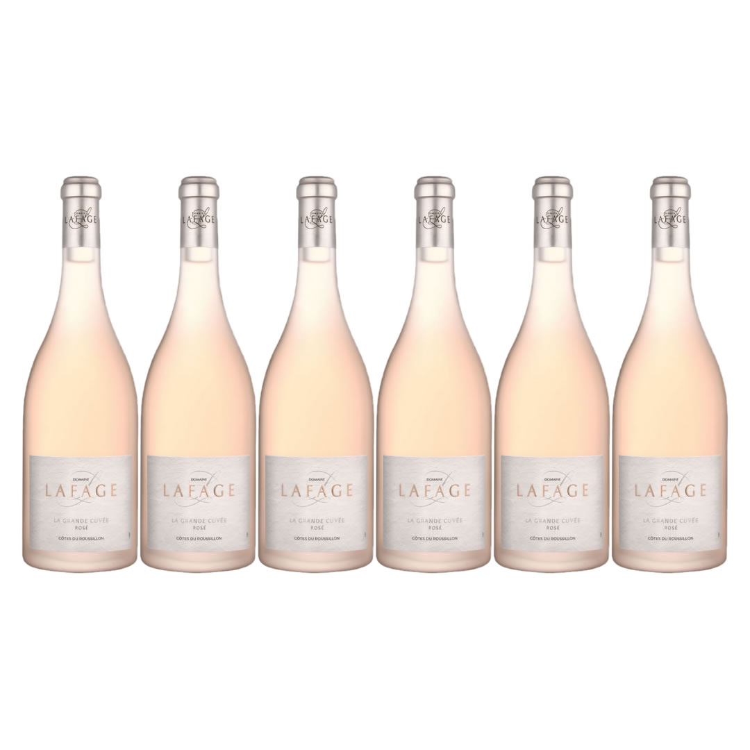 LA GRANDE CUVEE ROSE COTES DU ROUSSILLON AOP 2023 - im 6er Pack