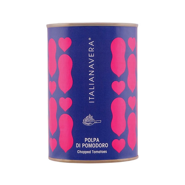 Geschälte und gewürfelte Flaschentomaten POLPA DI POMODORO, 400gr Geschälte und gewürfelte Flaschentomaten POLPA DI POMODORO, 400gr