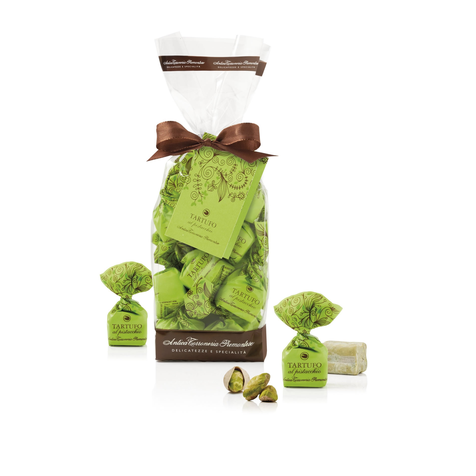 Trüffelpralinen mit Pistazien TARTUFO AL PISTACCHIO, 200gr Trüffelpralinen mit Pistazien TARTUFO AL PISTACCHIO, 200gr