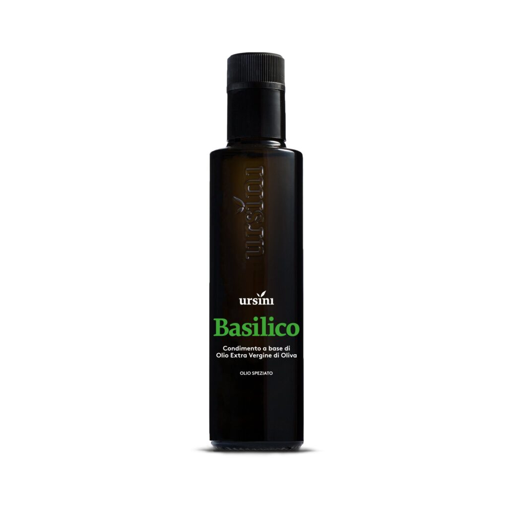 Natives Olivenöl extra mit Basilikum BASILICO, 250ml