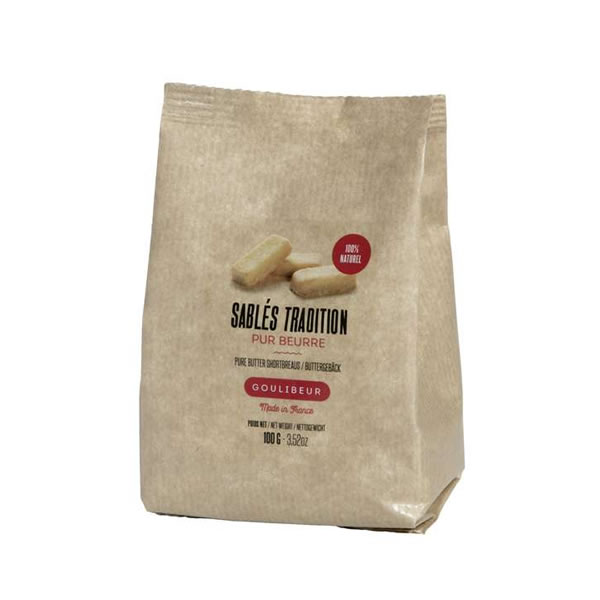 Mit Salz verfeinertes Buttergebäck SABLES TRADITION PUR BEURRE, 100gr Mit Salz verfeinertes Buttergebäck SABLES TRADITION PUR BEURRE, 100gr