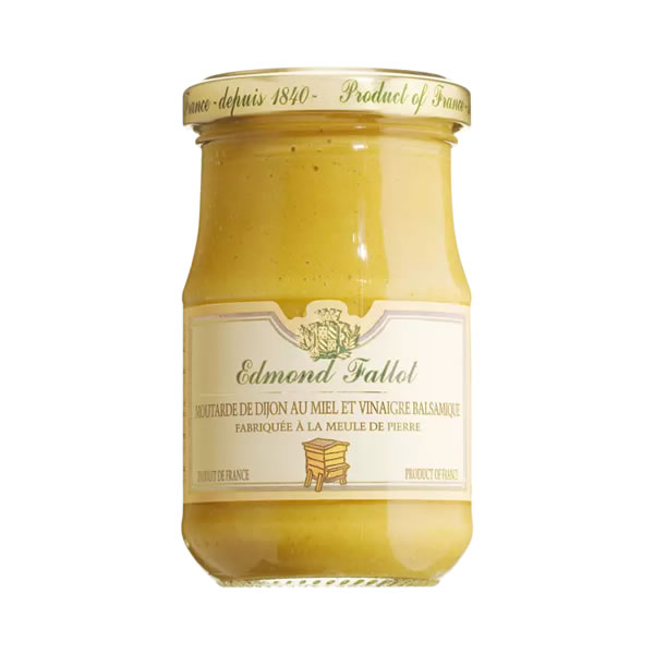 Dijonsenf mit Honig und Balsamessig MOUTARDE DE DIJON AU MIEL ET BALSAMIQUE, 210gr Dijonsenf mit Honig und Balsamessig MOUTARDE DE DIJON AU MIEL ET BALSAMIQUE, 210gr