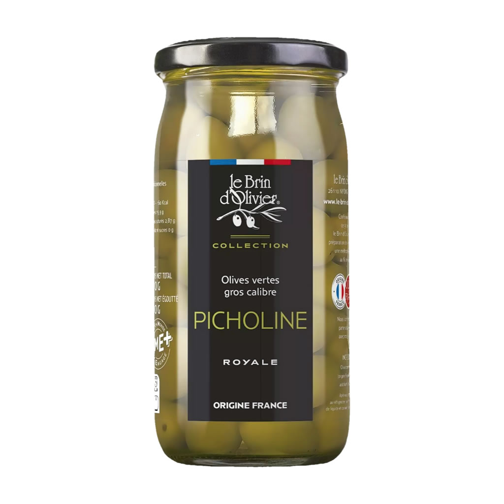 Grüne Oliven aus Frankreich PICHOLINE, 370gr