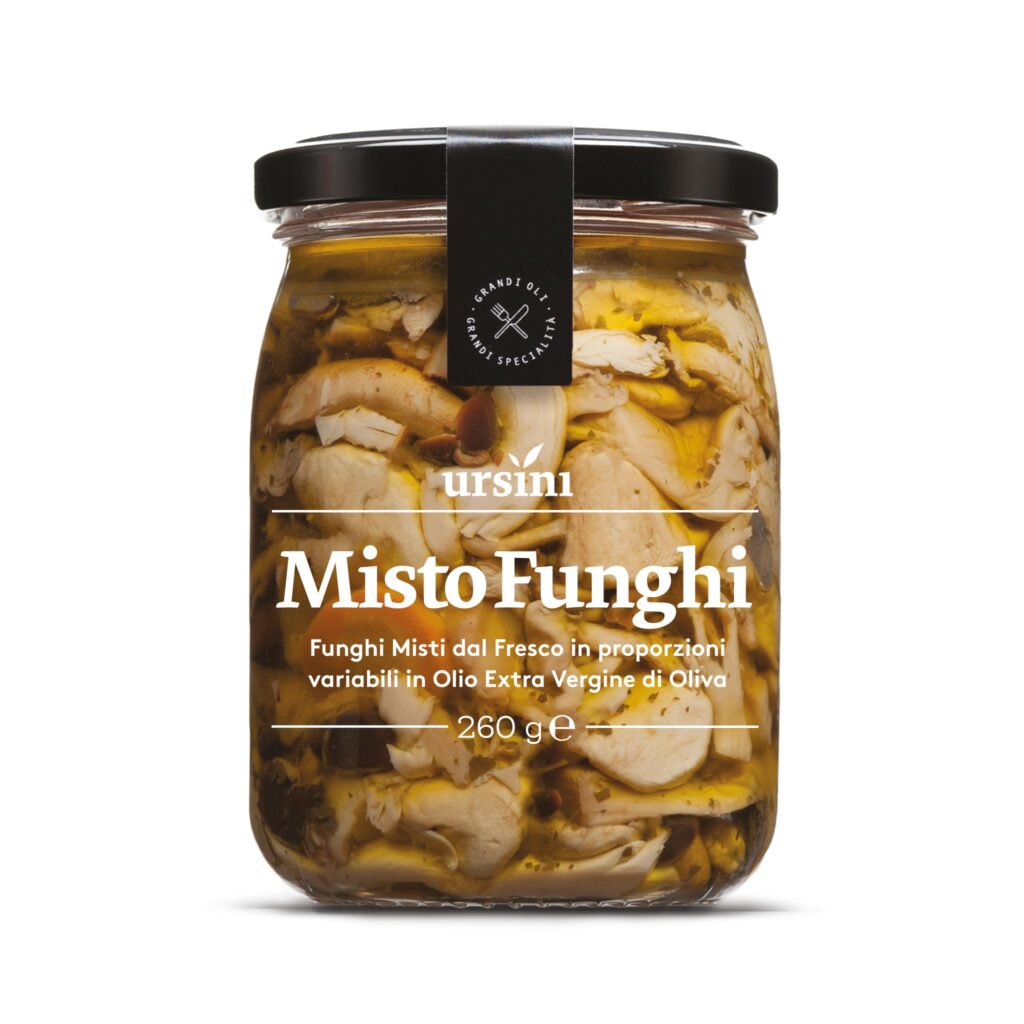 Eingelegte Pilze MISTO FUNGHI, 260gr Eingelegte Pilze MISTO FUNGHI, 260gr