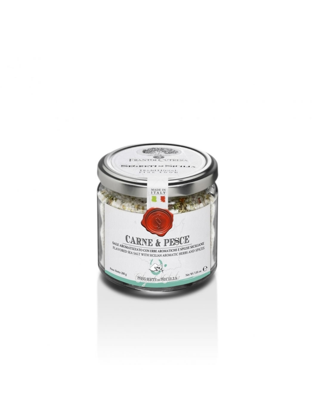 Meersalz mit Kräutern und Gewürzen SALE CARNE & PESCE, 200gr Meersalz mit Kräutern und Gewürzen SALE CARNE & PESCE, 200gr