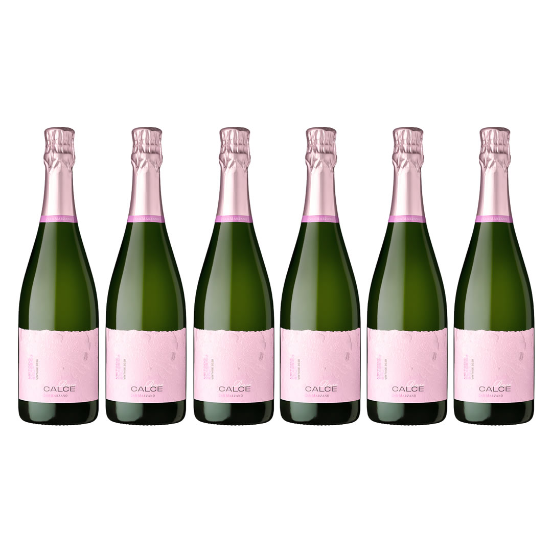 CALCE ROSE SPUMANTE METODO CLASSICO BRUT 2020 - im 6er Pack