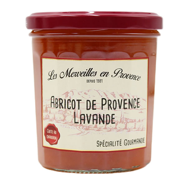 Konfitüre aus Aprikosen und Lavendel ABRICOT DE PROVENCE LAVANDE, 350gr Konfitüre aus Aprikosen und Lavendel ABRICOT DE PROVENCE LAVANDE, 350gr