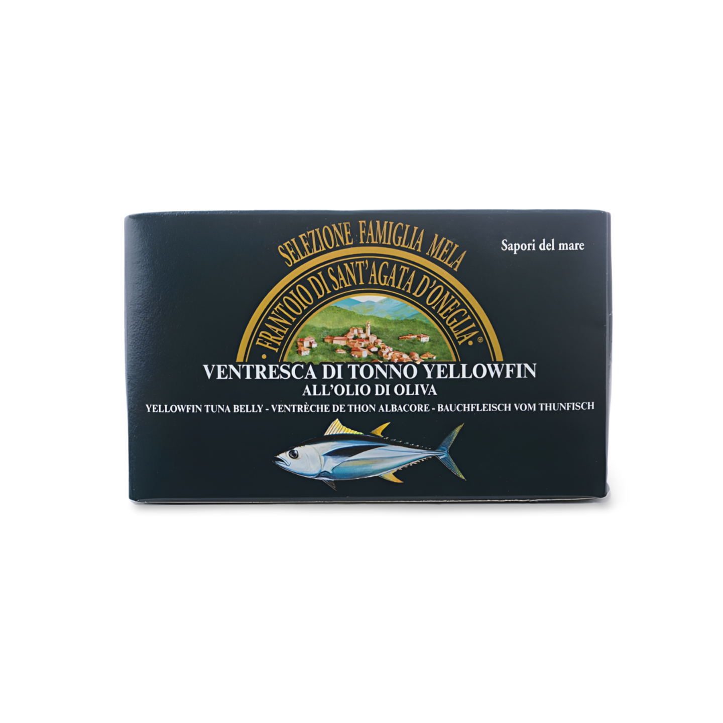 Bauchfleisch vom Thunfisch VENTRESCA DI TONNO YELLOFIN IN OLIO DI OLIVA, 111gr